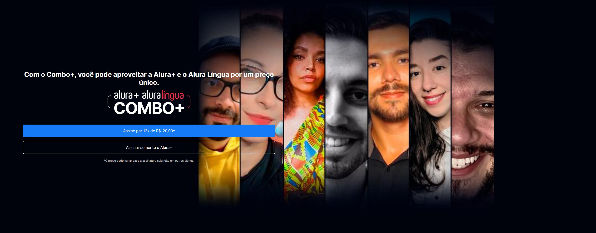 projeto do site da Alura Plus
